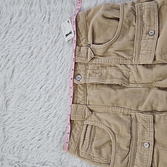 Free People We The Free The London Calling Low Rise Tapered Leg Tapioca - Picture 15 of 16